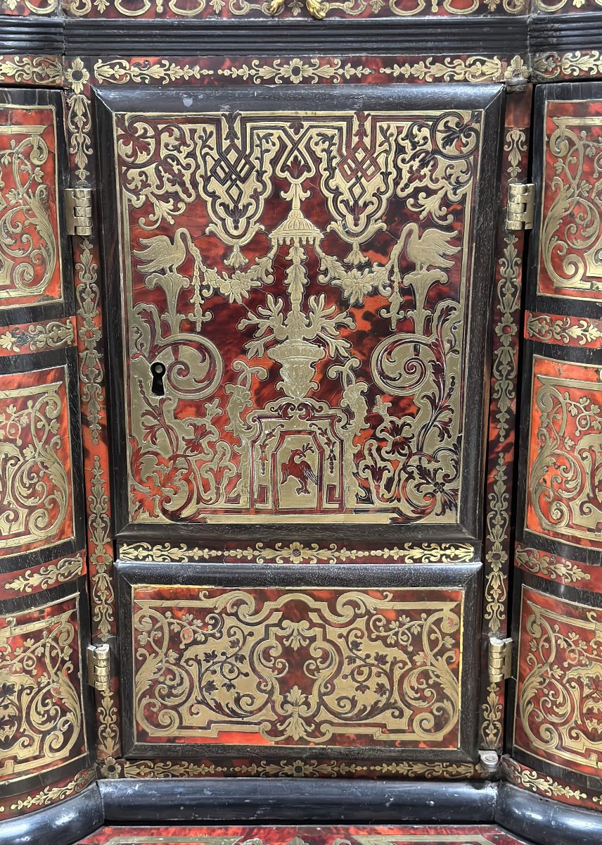 Bureau Du XVIIIeme En Marqueterie Boulle-photo-3