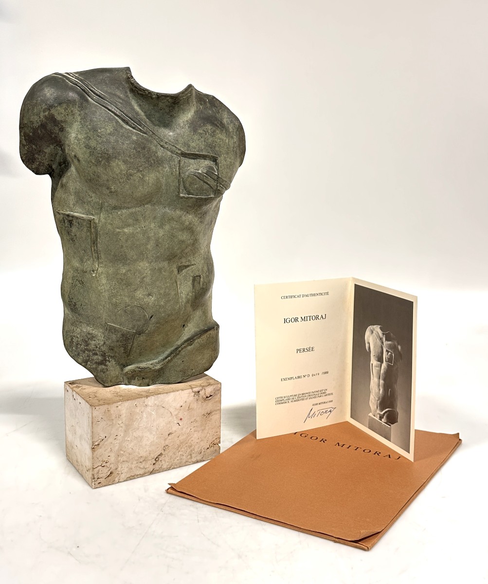 Igor Mitoraj "perseus" + Certificate Of Authenticity