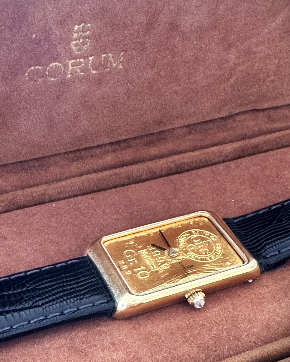 Corum “ubs Gold Ingot” Watch 10g 999.9 Gold 