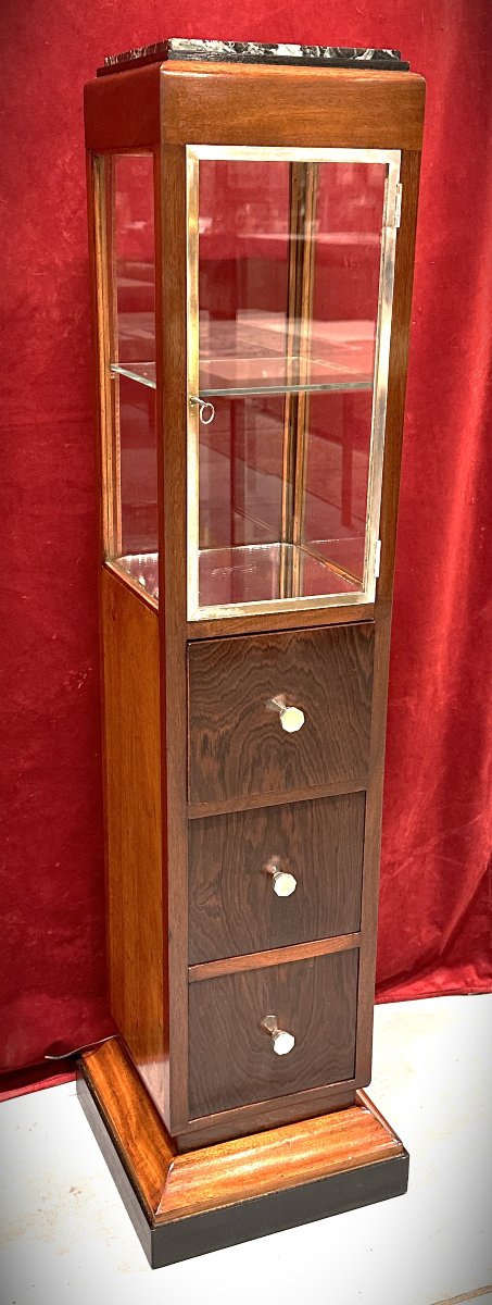 Elegant 1930s French Art Deco Display Cabinet-photo-1
