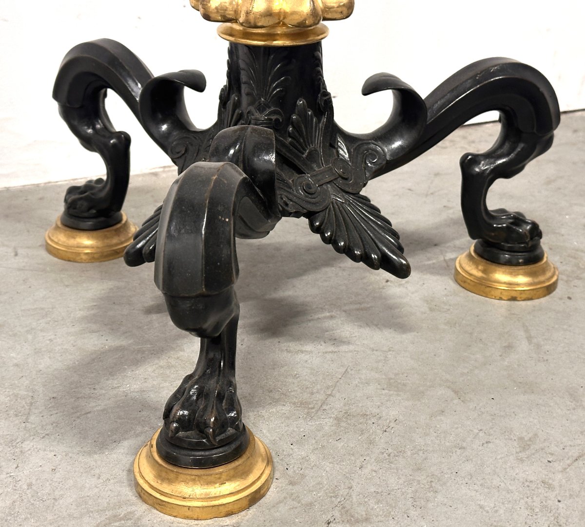 19th Century Neo-classical Style Bronze Pedestal -photo-2