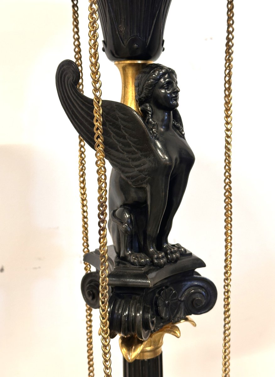 19th Century Neo-classical Style Bronze Pedestal -photo-3