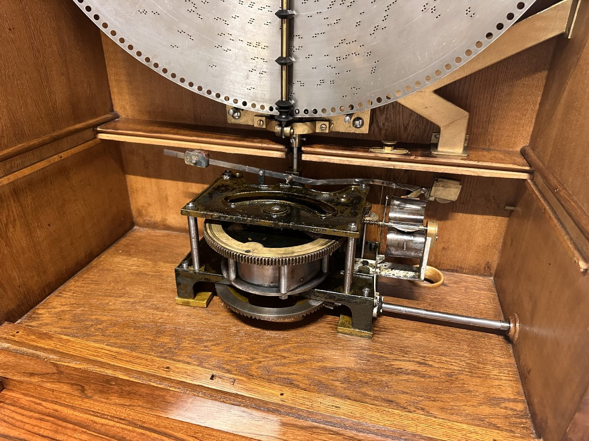 Very Large Polyphon "mikado" No. 54 Plates 64 Cm 19th Century Music Box-photo-3