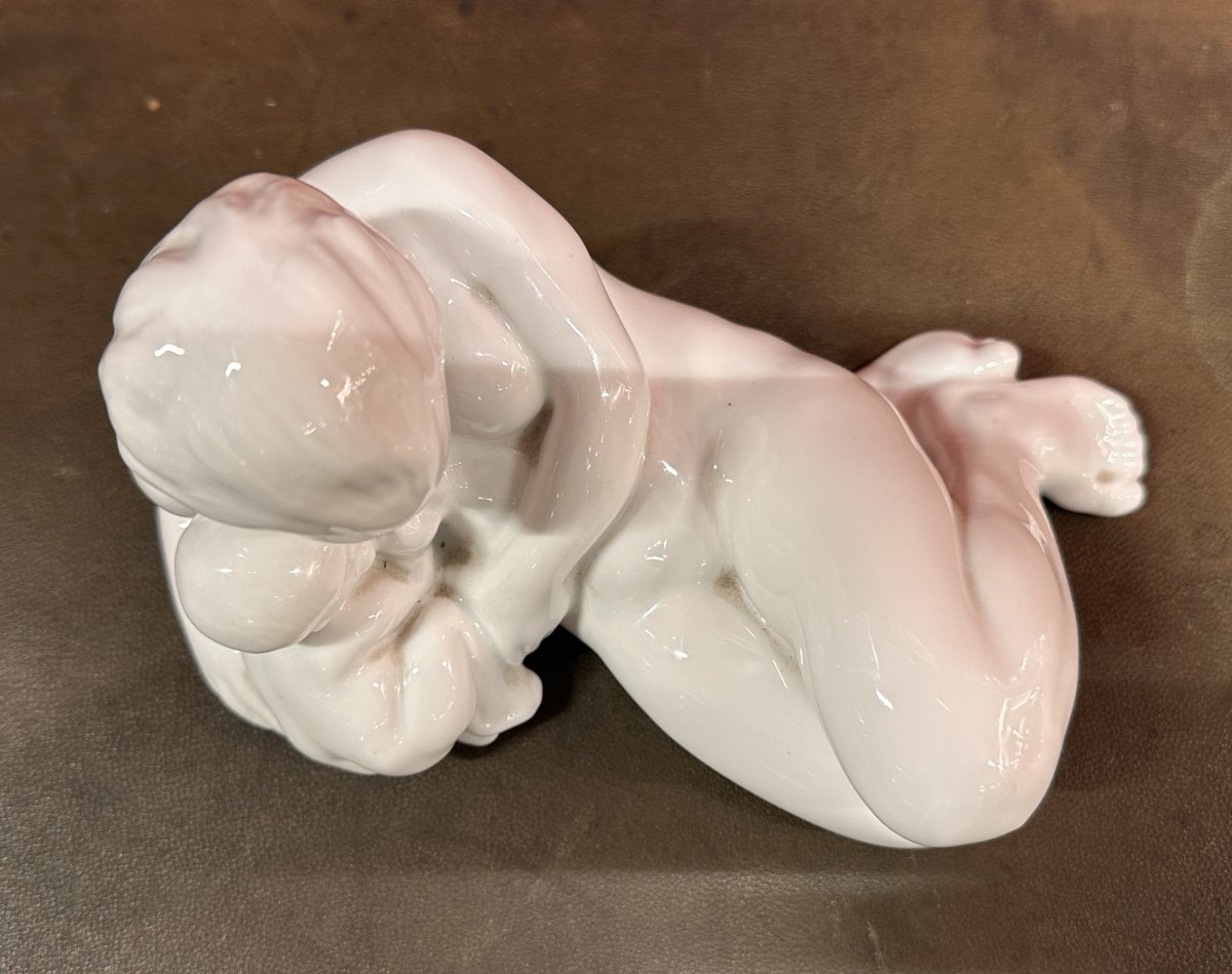Bing & Grøndahl Figurine “mother And Child” (model 29) Denmark, Circa 1952–1958-photo-2