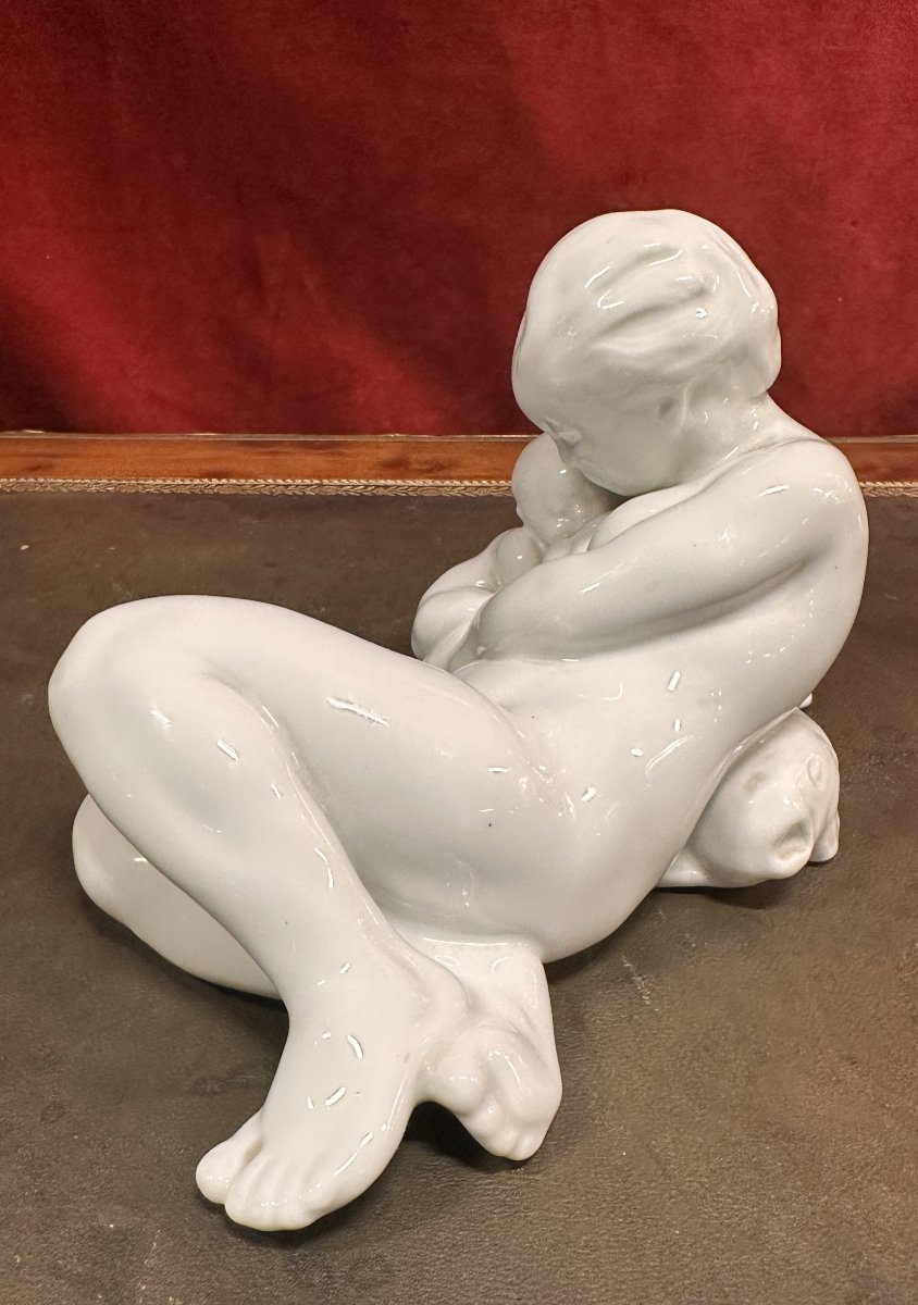 Bing & Grøndahl Figurine “mother And Child” (model 29) Denmark, Circa 1952–1958-photo-3