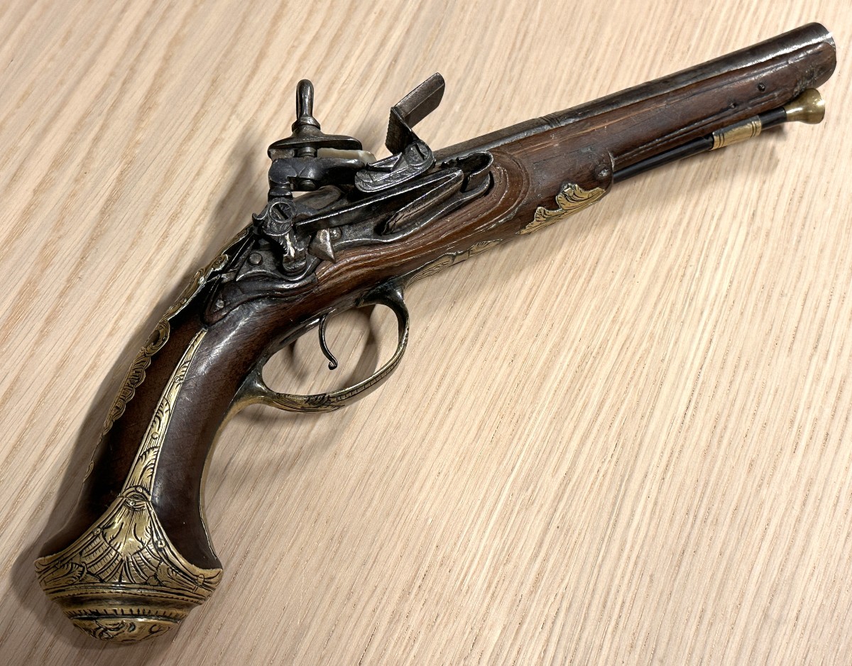 18th Century Spanish Flintlock Pistol Eibar School