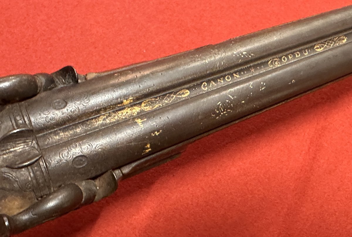 Luxury Flintlock Hunting Rifle – Jean-baptiste Thomas, Saint-étienne, 18th Century-photo-3