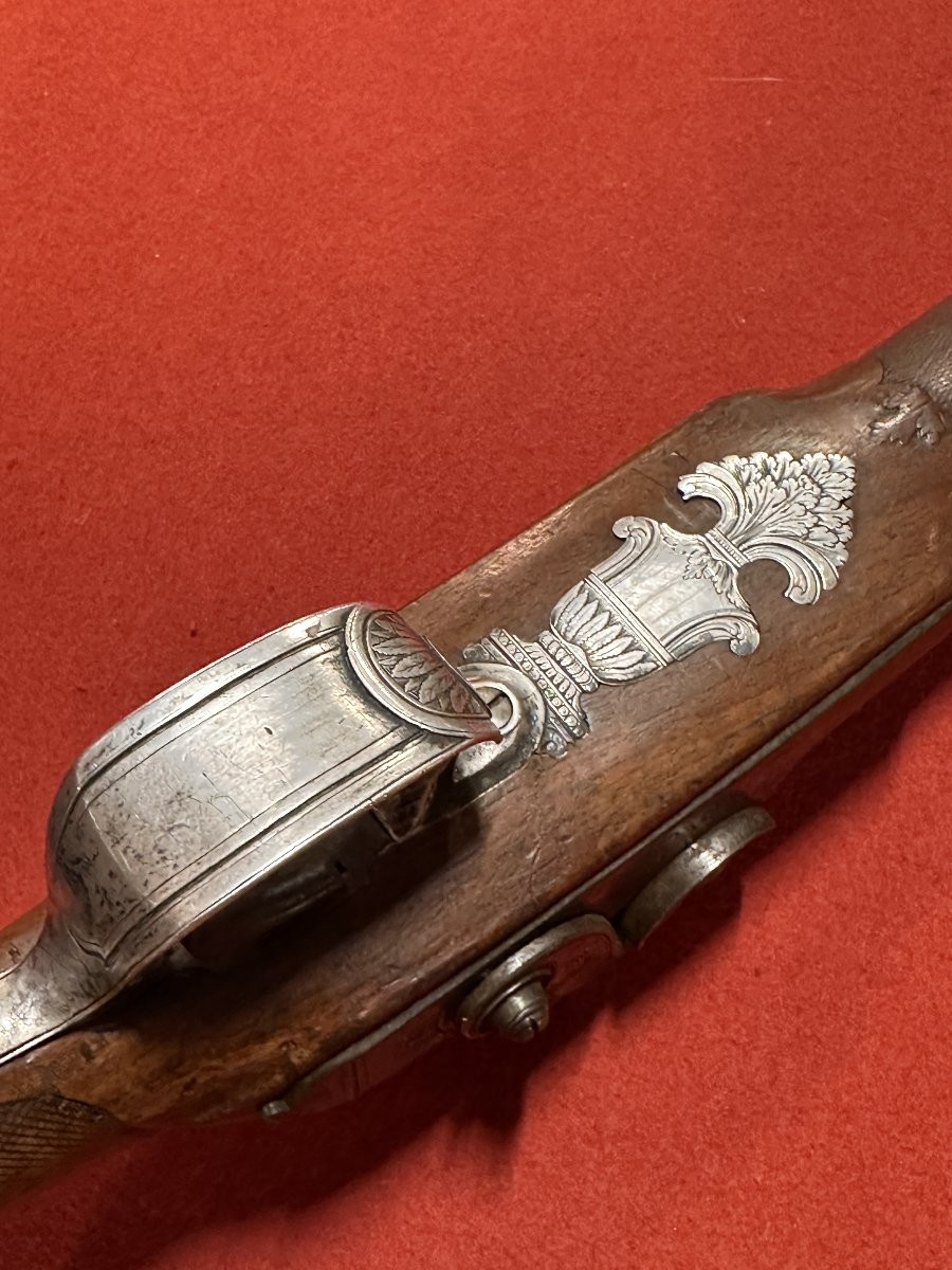 Luxury Flintlock Hunting Rifle – Jean-baptiste Thomas, Saint-étienne, 18th Century-photo-4