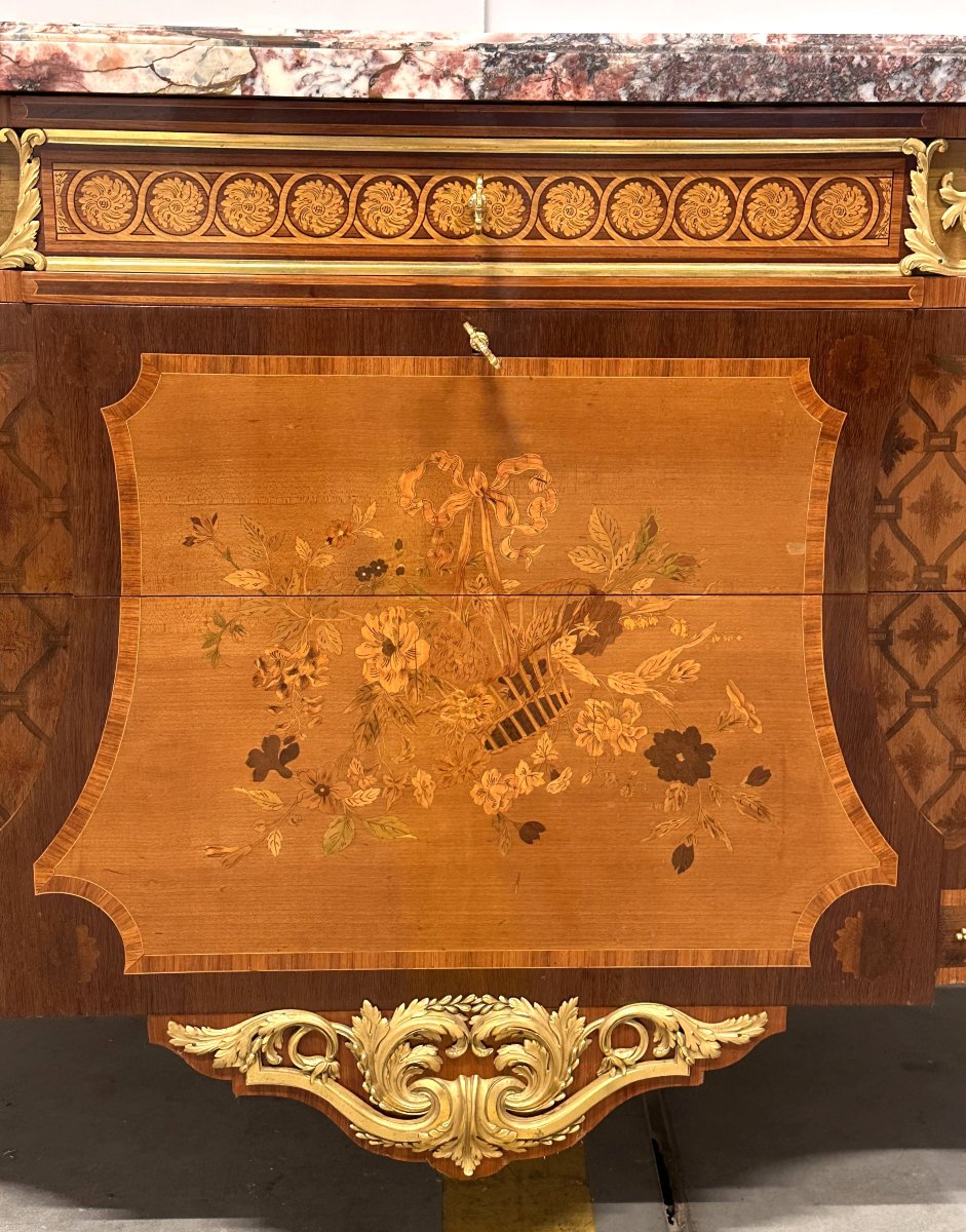 Grand Commode, Signed Paul Sormani, Paris, 19th Century-photo-3