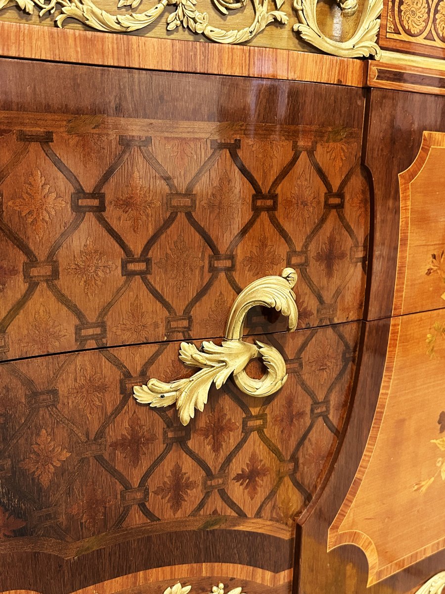 Grand Commode, Signed Paul Sormani, Paris, 19th Century-photo-2
