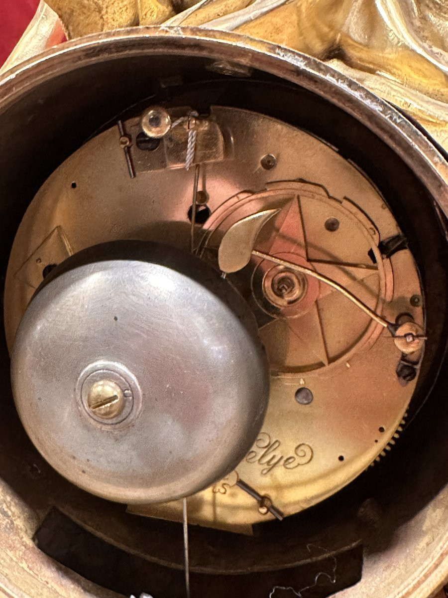 Clock "allegory Of Maritime Commerce" Signed Jn Bᵗᵉ Helye, Paris, Louis XVI Period-photo-6