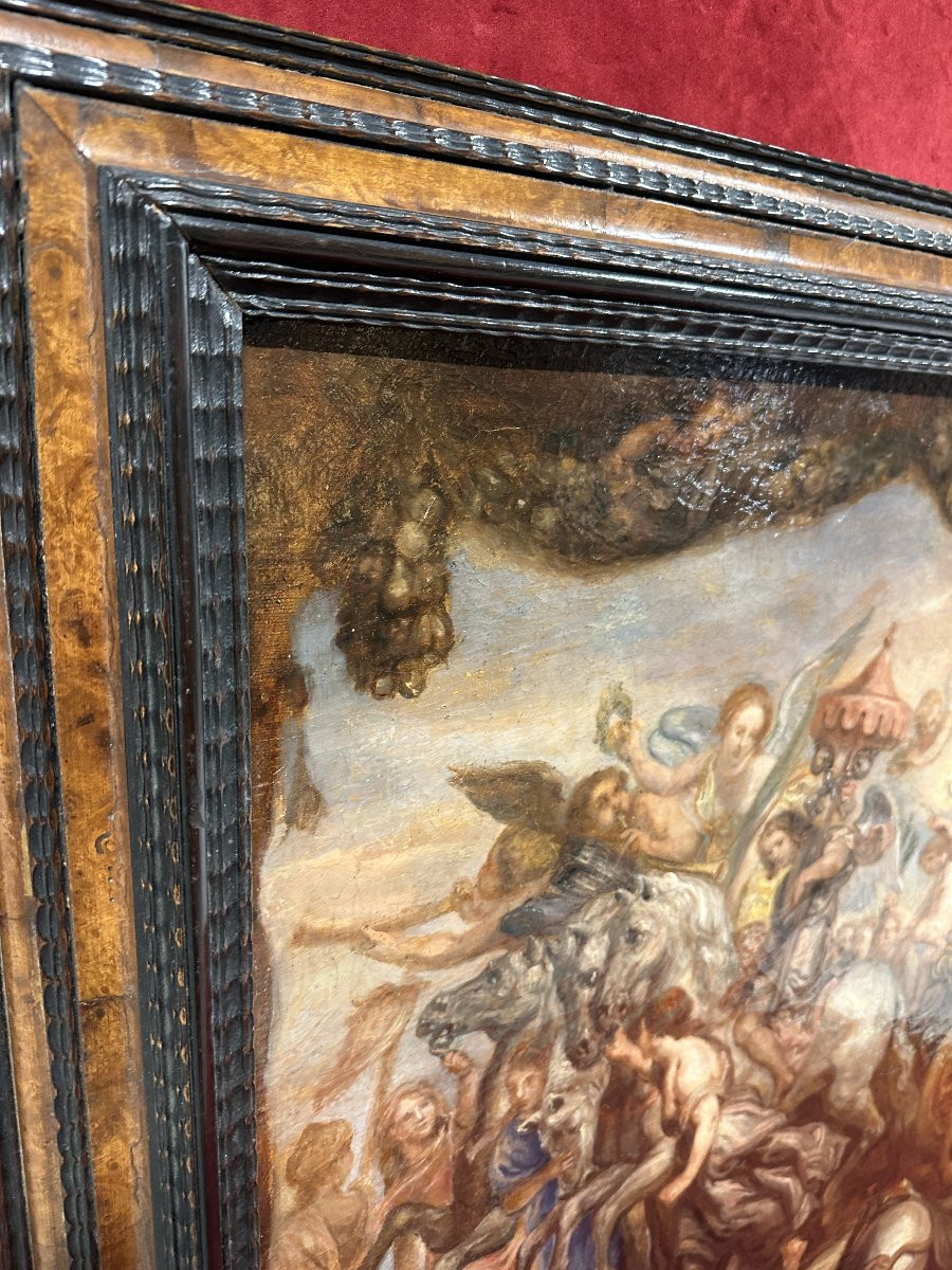 Triumph Of The Church Over Fury, Discord, And Hatred – After Rubens, 17th Century-photo-2