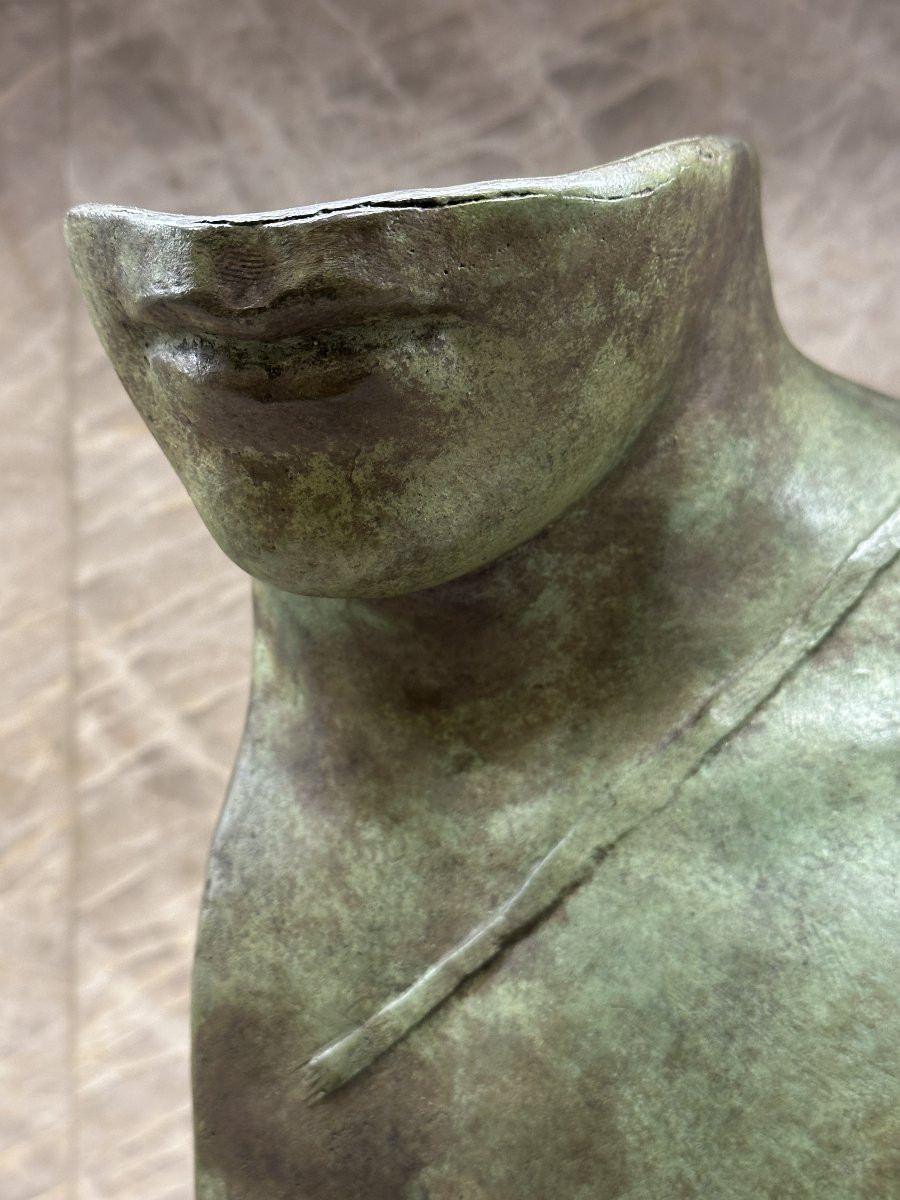 Igor Mitoraj “asclepios” Patinated Bronze Sculpture With Certificate, 1988-photo-2