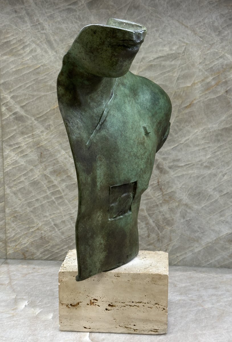 Igor Mitoraj “asclepios” Patinated Bronze Sculpture With Certificate, 1988-photo-3