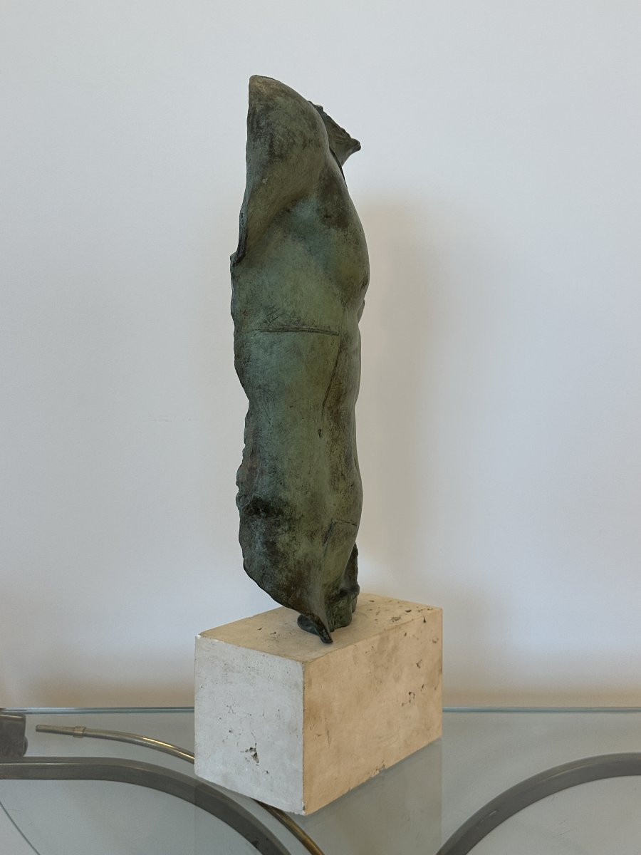 Igor Mitoraj (1944–2014) “Persée” avec Certificat, Buste en Bronze Mythologique-photo-3