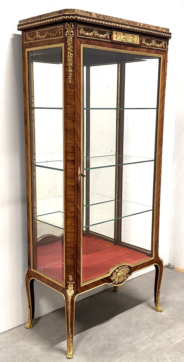 Vitrine Signed François Linke  19th Century-photo-1