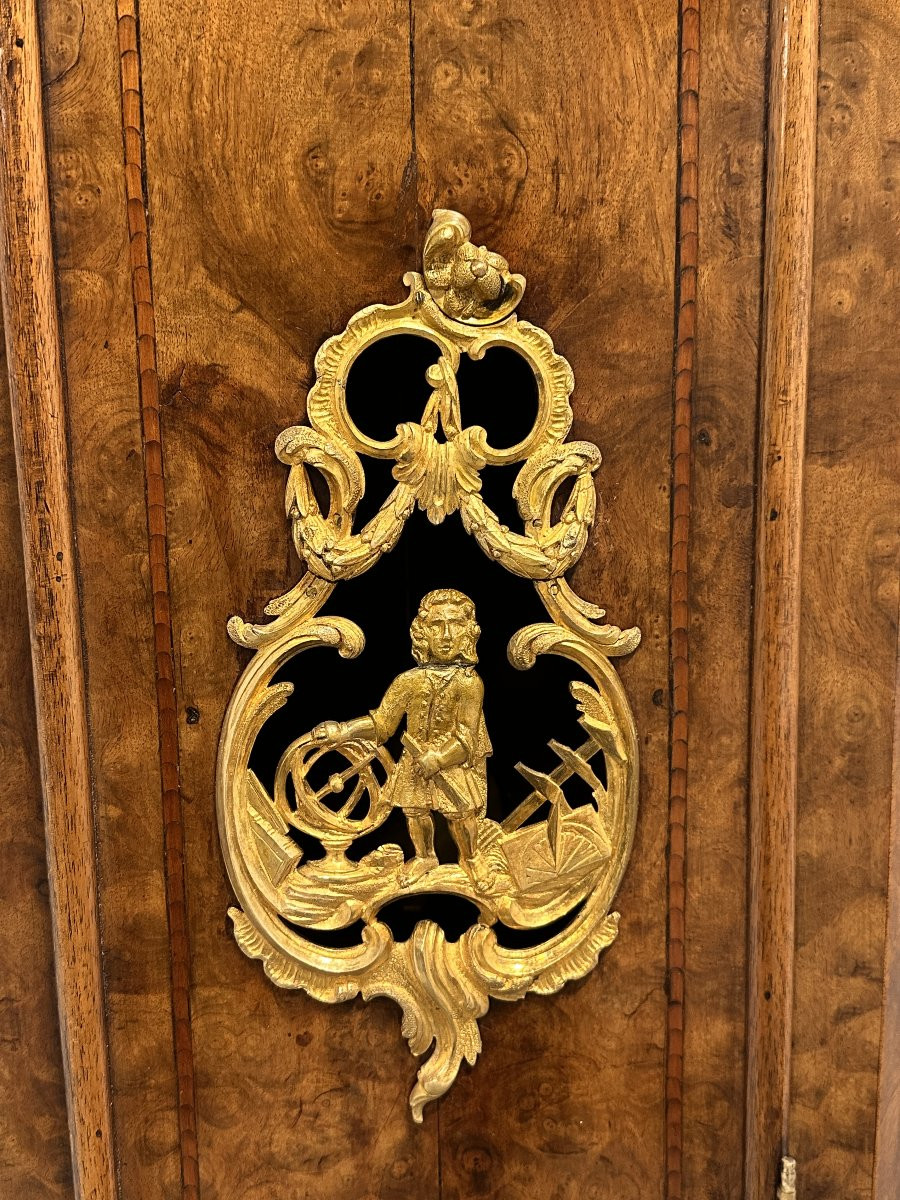 Grande Horloge de Parquet Amsterdam vers 1730, signee H. Rasteur-photo-1