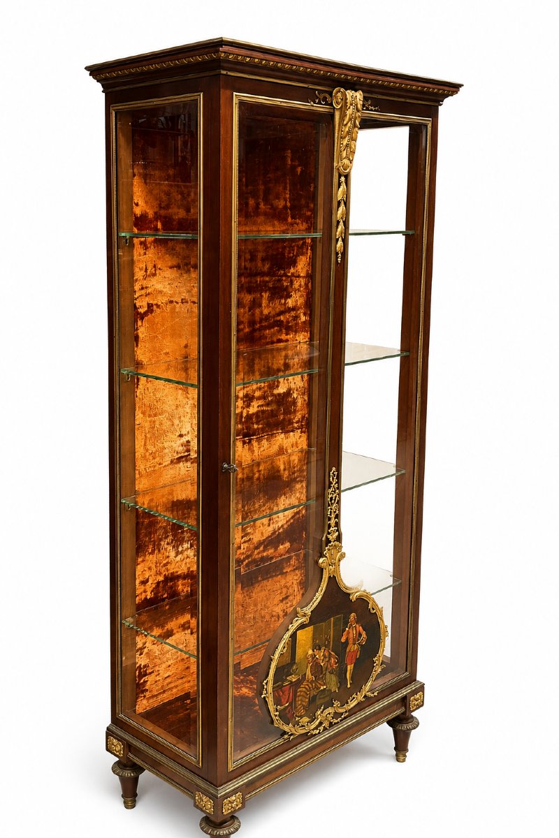 Louis XV Style Display Cabinet Att. Louis Majorelle, Late 19th Century-photo-2