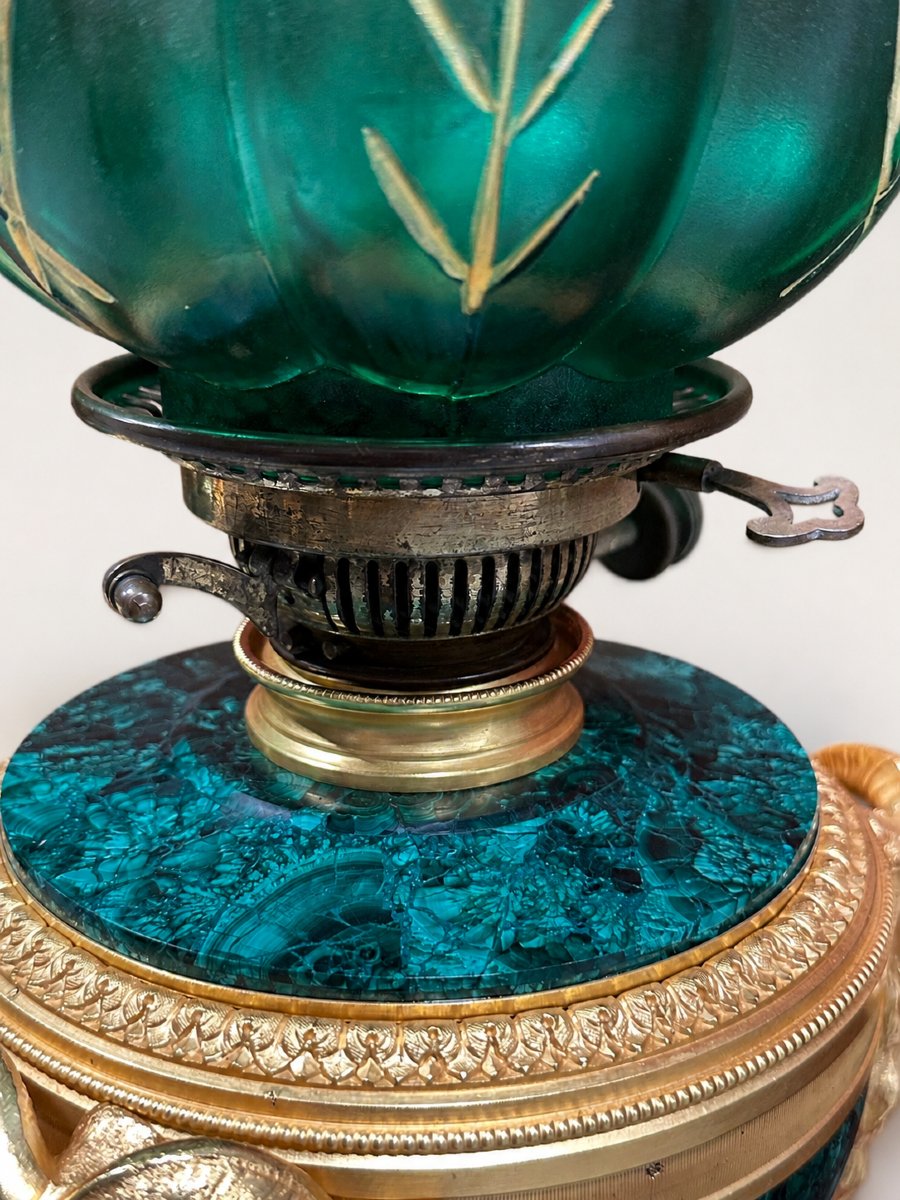 Pair Of Malachite Lamps-photo-8