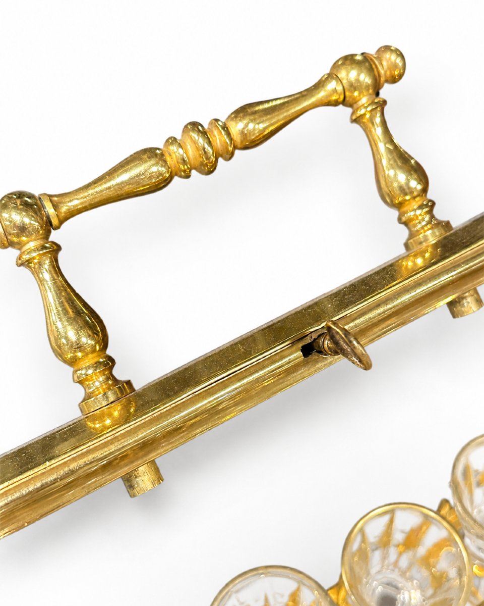 Gilded Bronze And Gilded Crystal Napoleon III Tantalus-photo-7