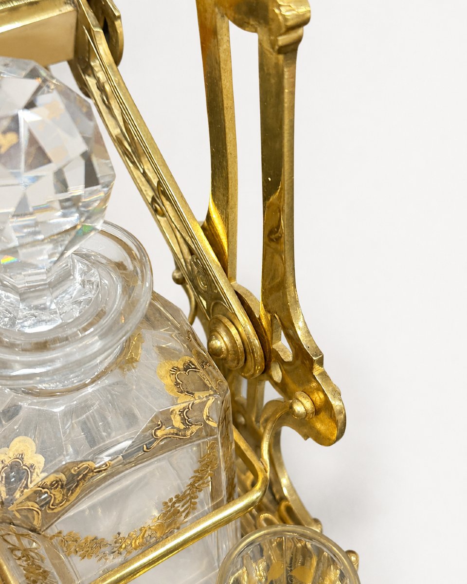 Gilded Bronze And Gilded Crystal Napoleon III Tantalus-photo-8