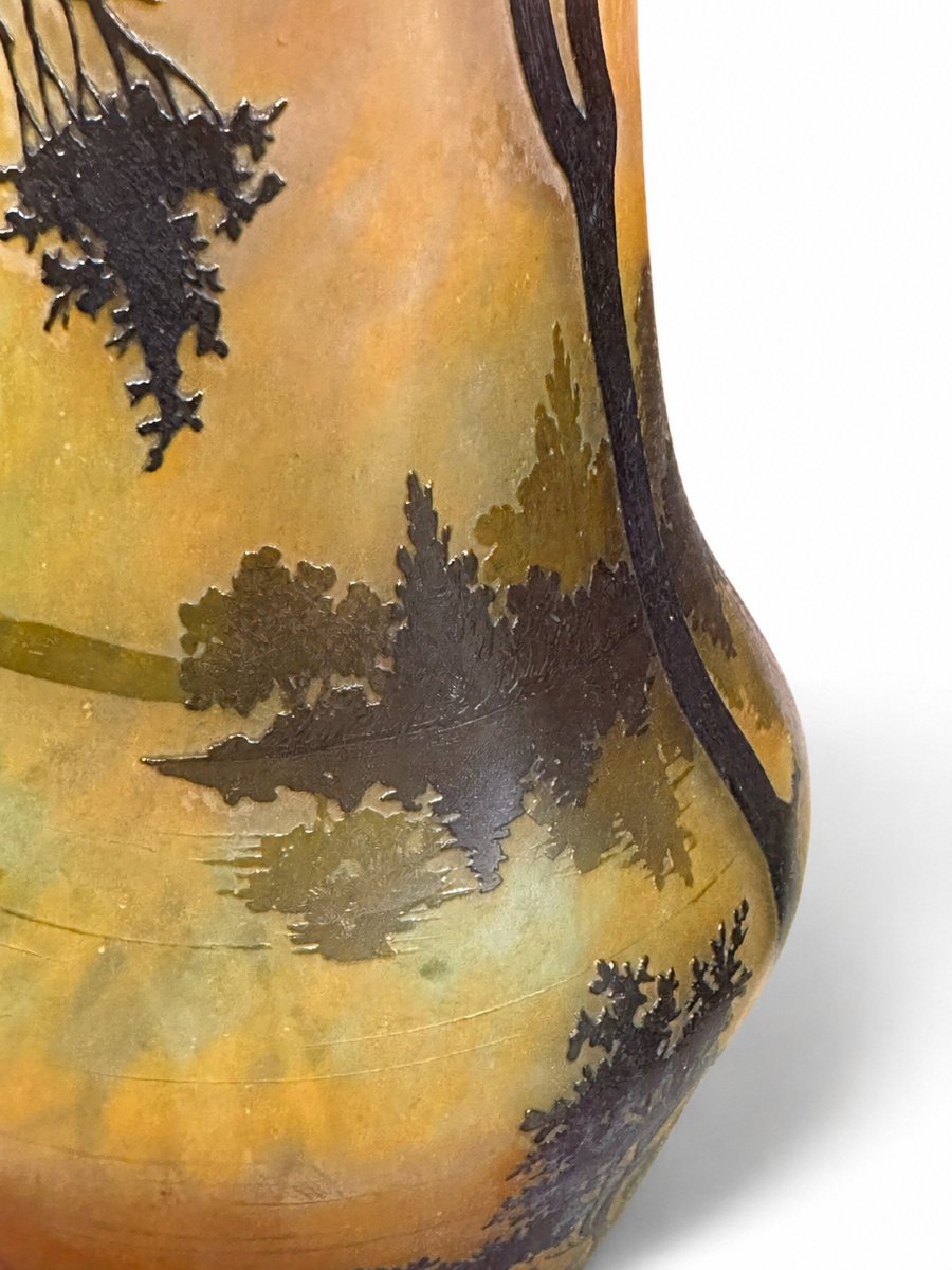 Large Daum Nancy Art Nouveau Vase 53 Cm-photo-4