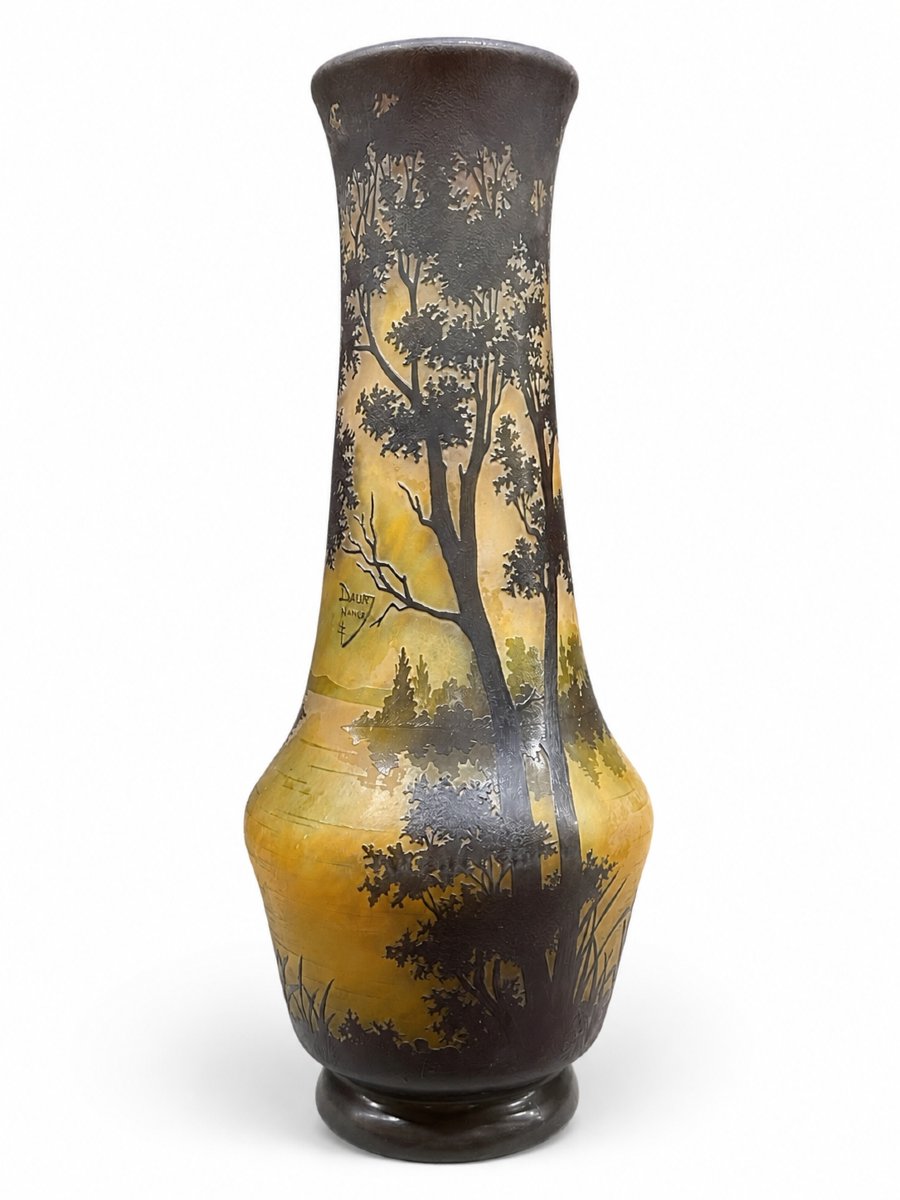 Large Daum Nancy Art Nouveau Vase 53 Cm
