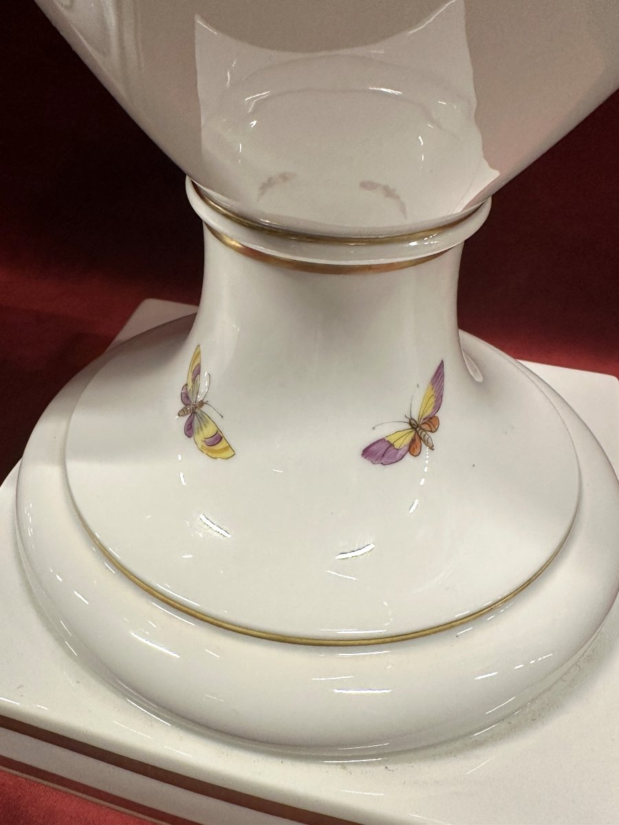 Paire de Grands Vases en Porcelaine KPM Berlin, vers 1900-photo-7