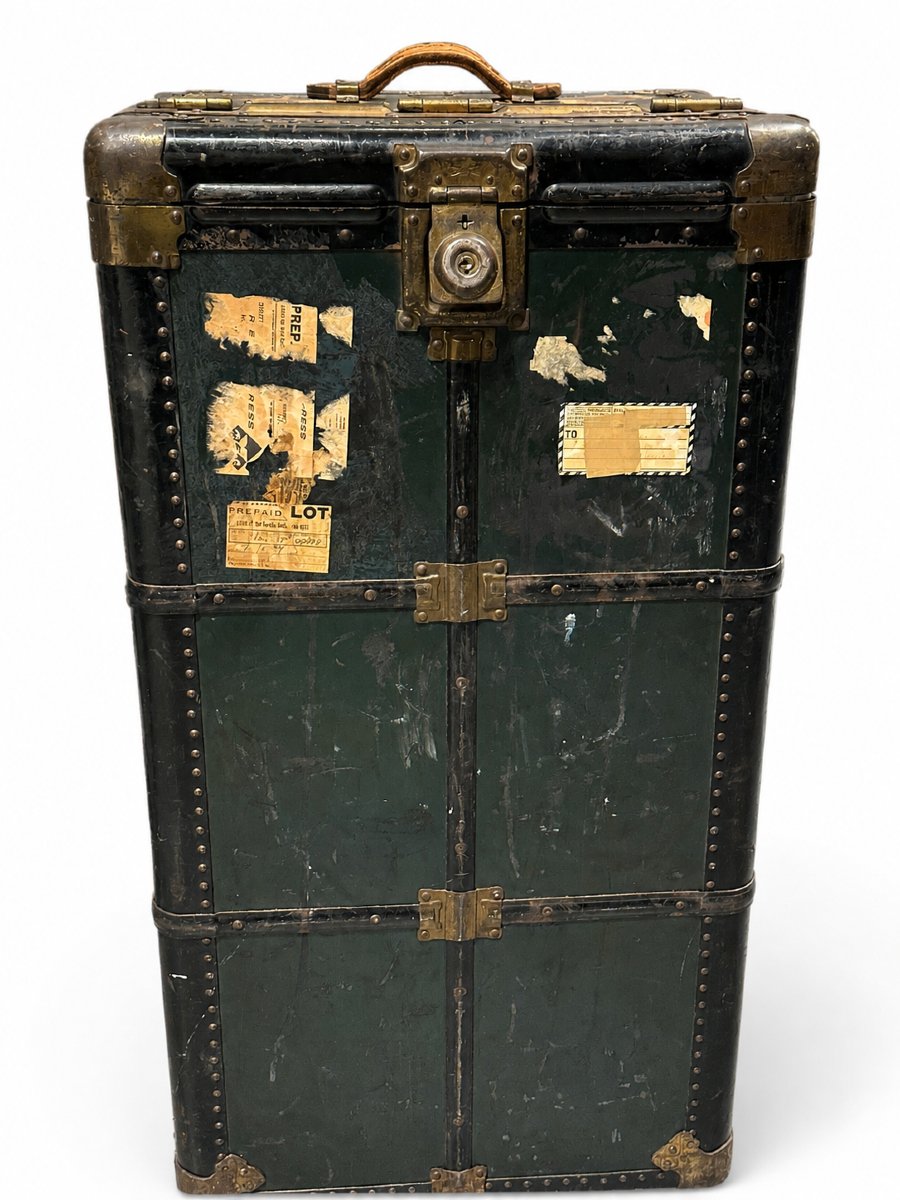 Malle-Armoire de Voyage Hartmann, debut XXe siècle-photo-2