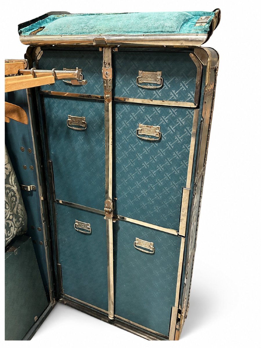 Malle-Armoire de Voyage Hartmann, debut XXe siècle-photo-3