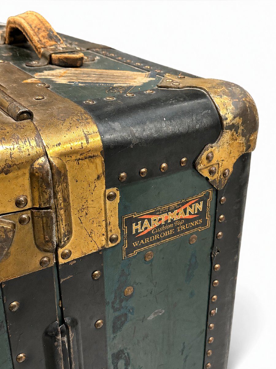 Malle-Armoire de Voyage Hartmann, debut XXe siècle-photo-6