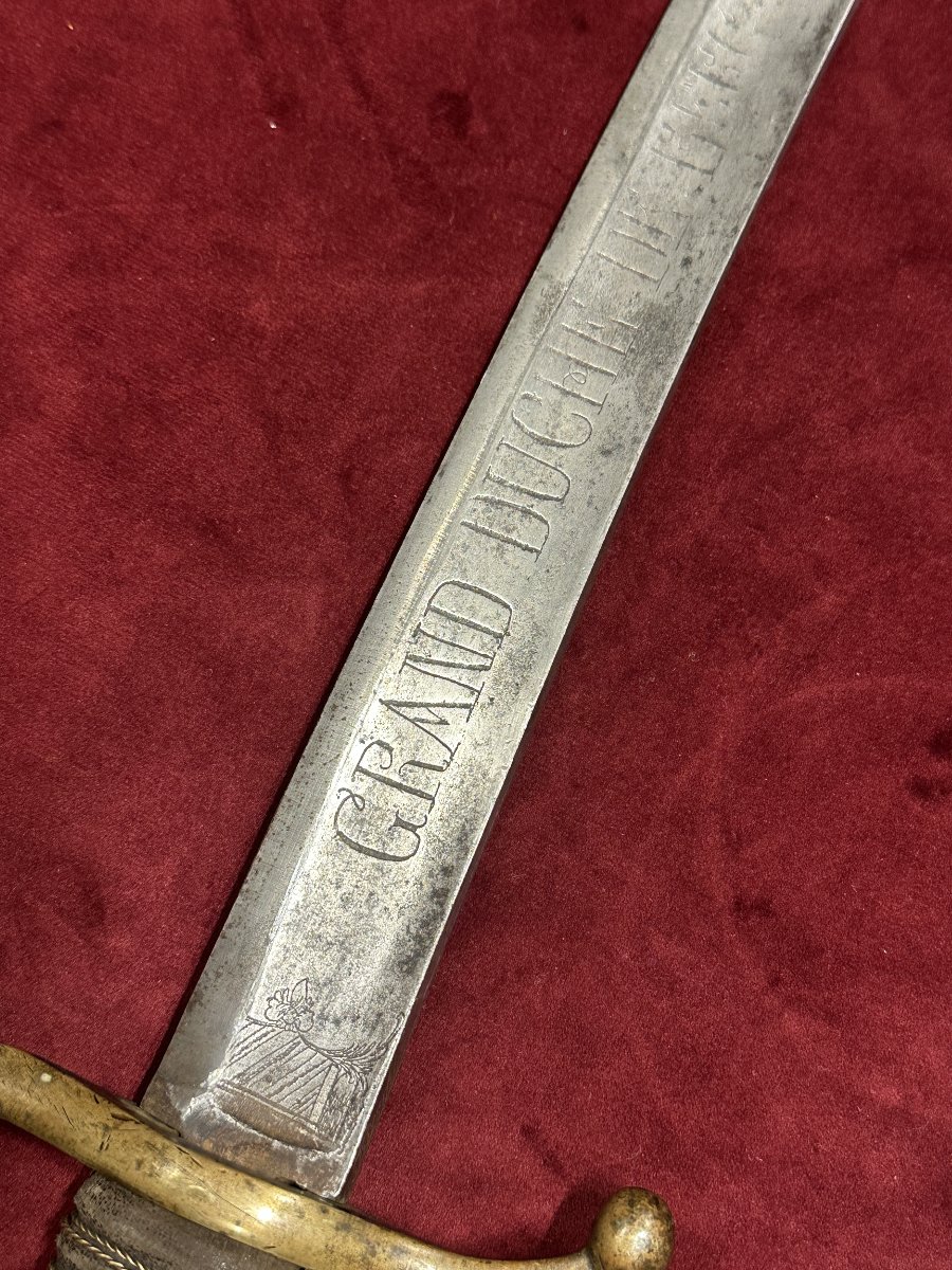 Sabre de Gendarmerie du Grand-Duché de Berg, debut XIXe époque Napoléonienne-photo-2