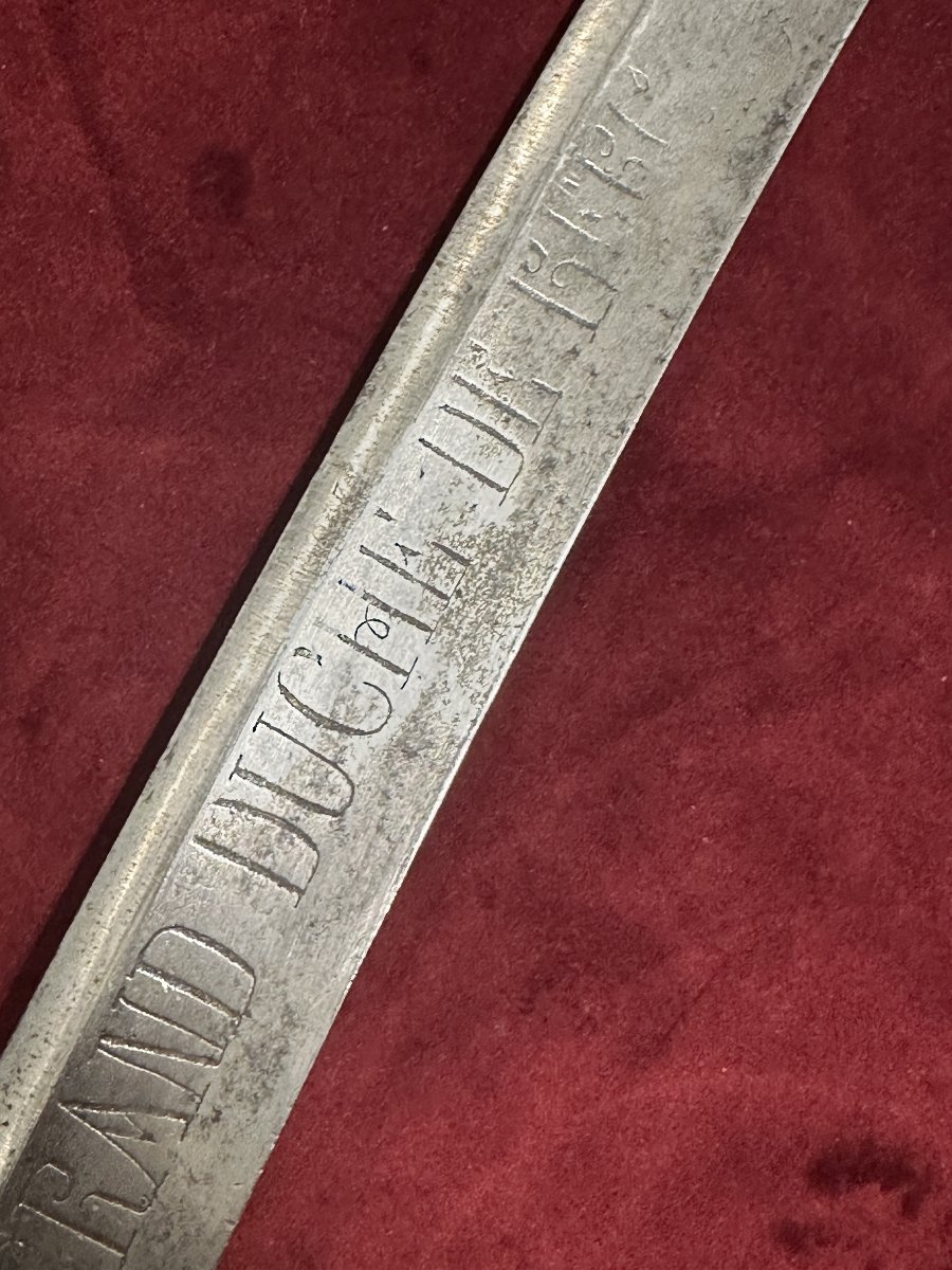 Sabre de Gendarmerie du Grand-Duché de Berg, debut XIXe époque Napoléonienne-photo-2