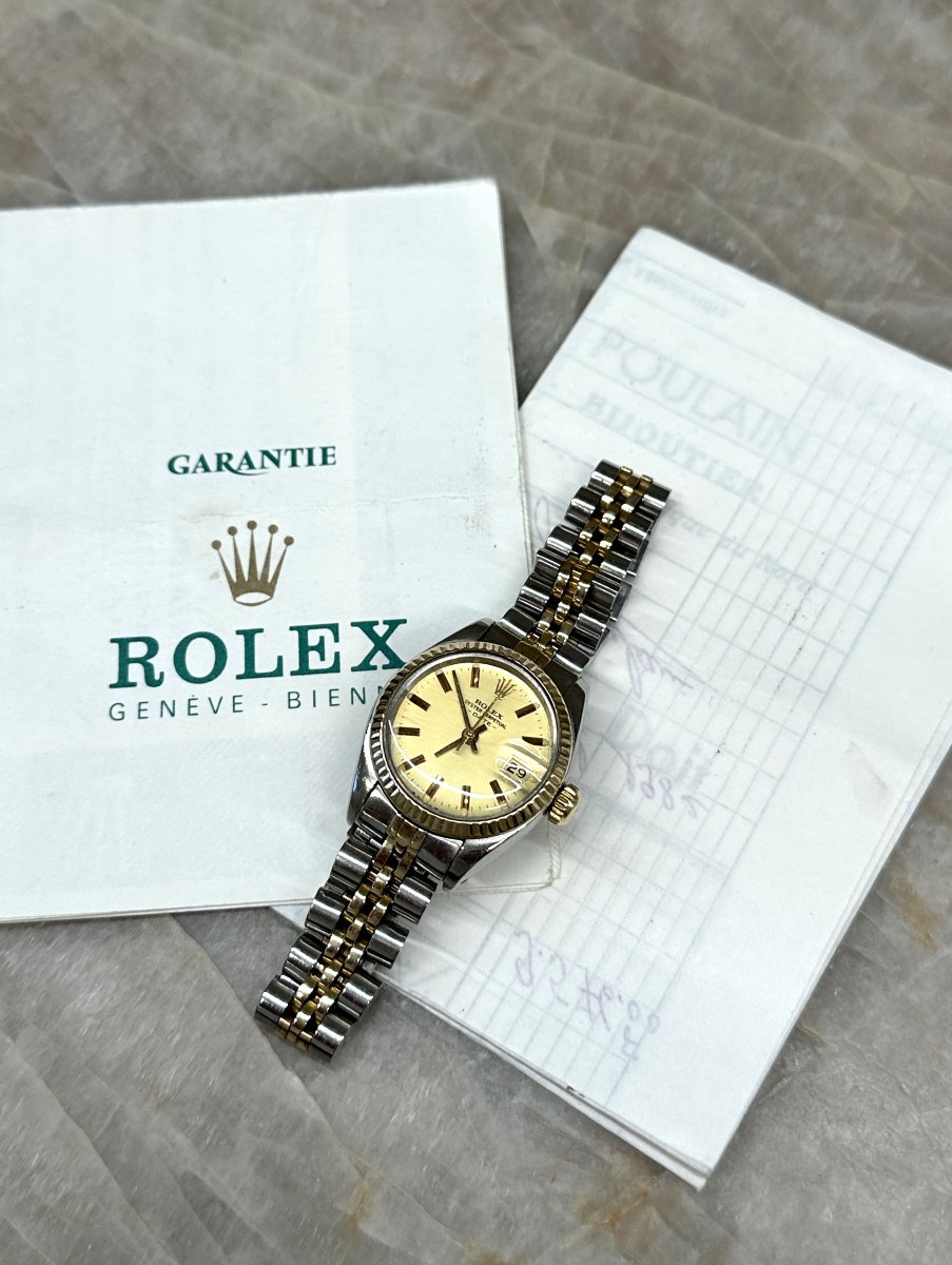 Rolex Oyster Perpetual Date Femme réf. 6917/3, avec documents, 1982-photo-7
