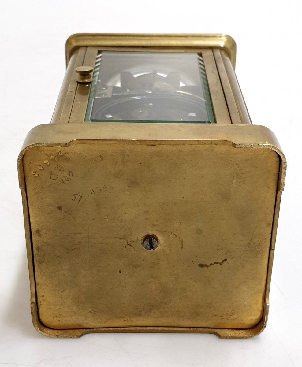 Pendule d'Officier De Voyage Répétition 19eme siecle-photo-3