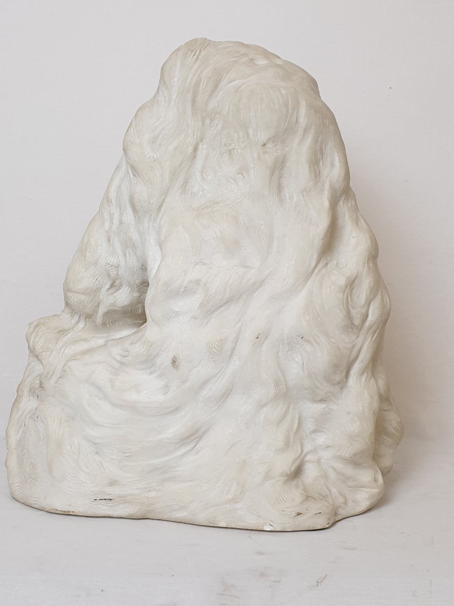 Marble Busts A. De Cuyper Art Nouveau 1916-photo-4