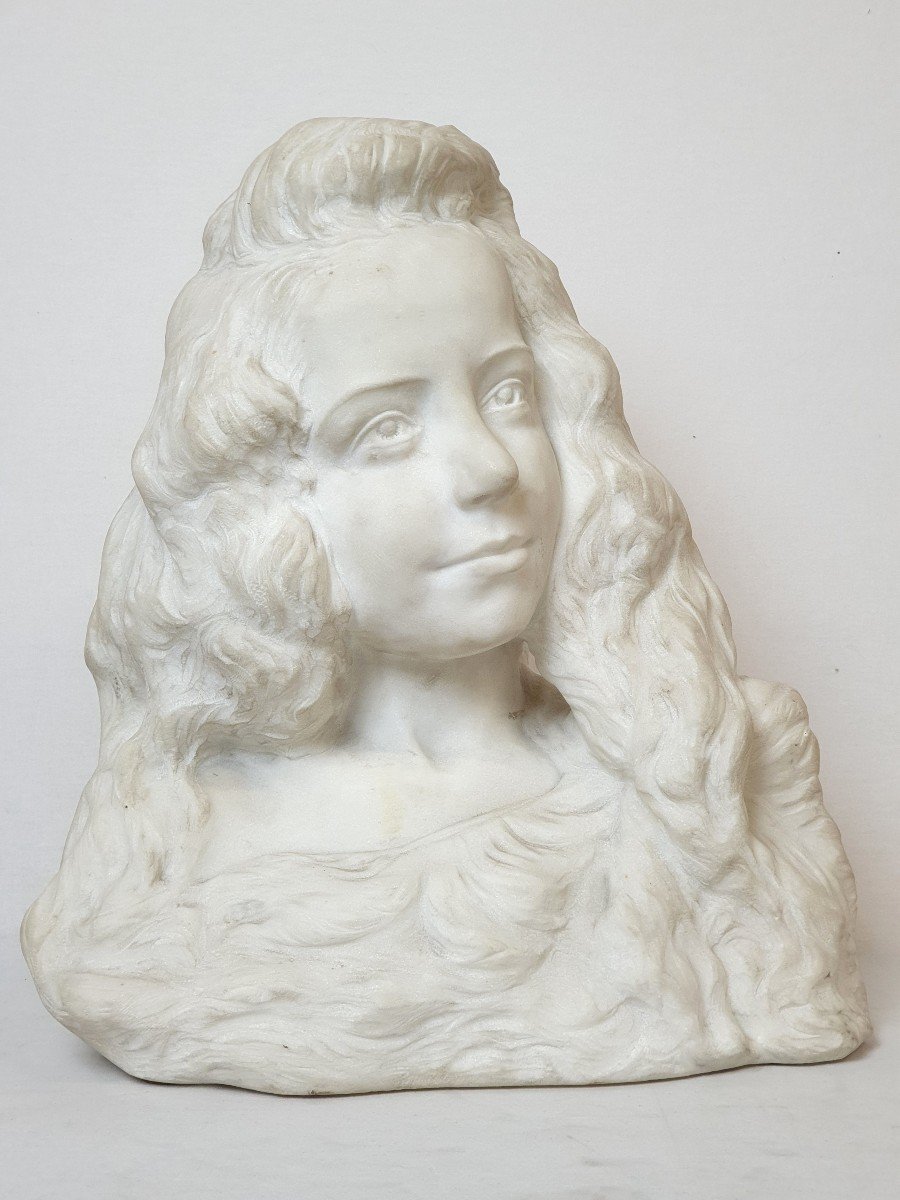 Marble Busts A. De Cuyper Art Nouveau 1916