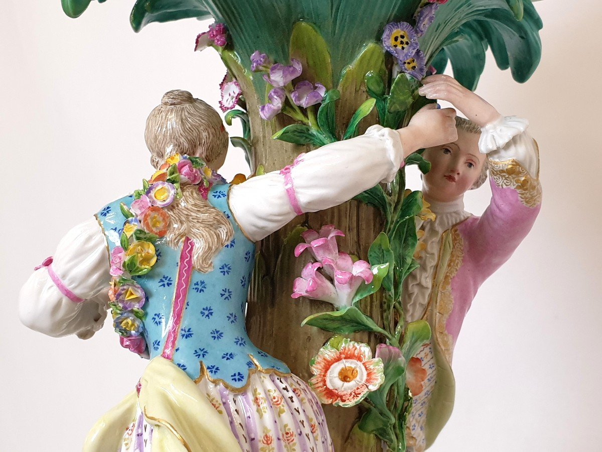Centre De Table Meissen Porcelaine Model 2772 E. A. Leuteritz-photo-5