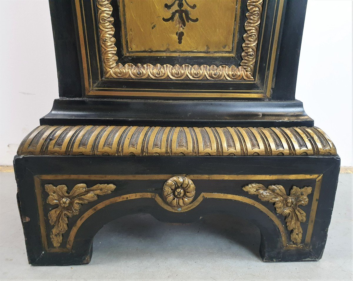 Column In Boulle Marquetry Louis XIV Style Andre Charles Boulle Model-photo-1