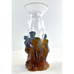 Daum Nancy Vase 25 Cm Three Graces