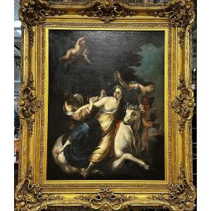 Oil On Canvas 18th Century Rape Of Europe 140 X 120 Cm