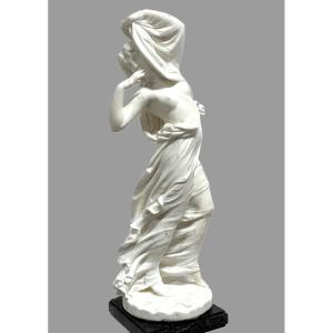 Antonio G. Lanzirotti (1839-1921) "Primavera" Carrara Marbre 93 cm