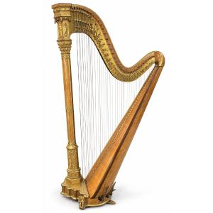 Harpe Néogothique par Érard, XIXe siècle