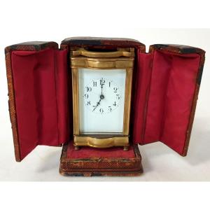 Career Travel Clock In A 19th Century Case
