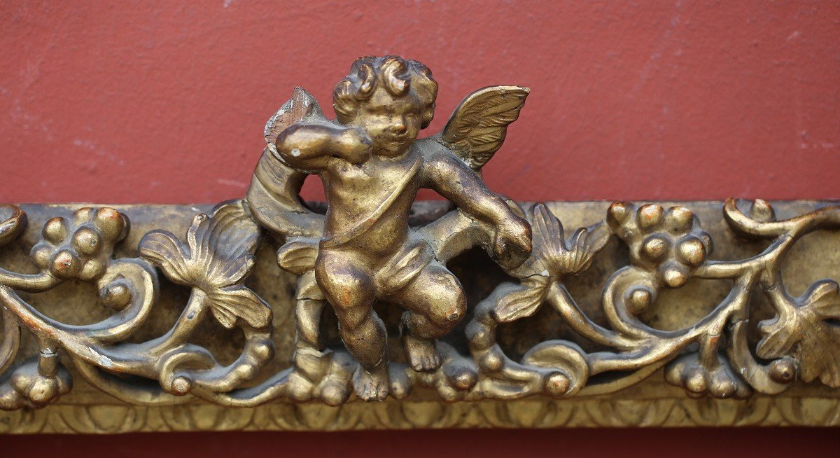 Frame In Golden Wood Italy Eighteenth-photo-2