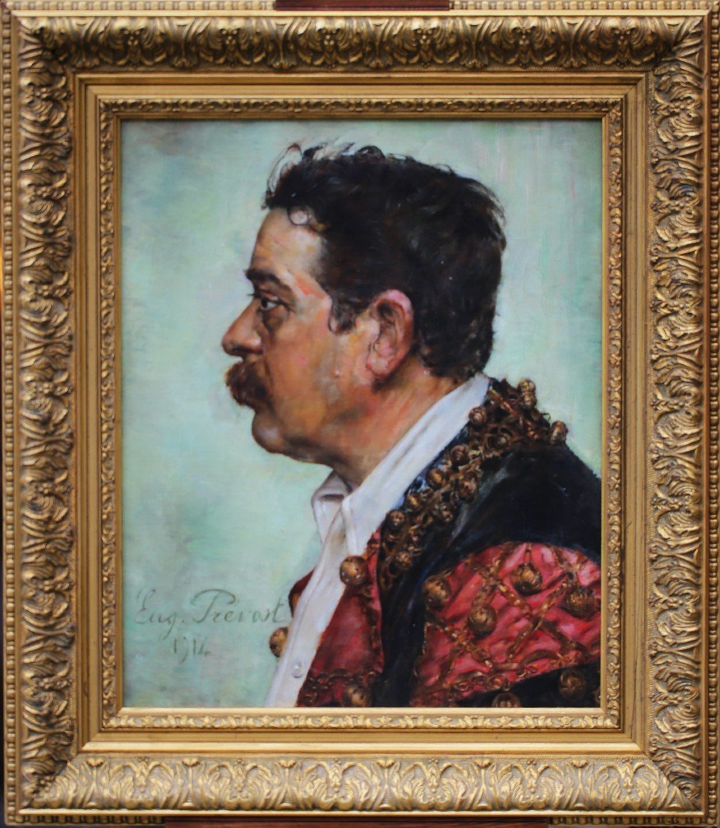 Eugène Prévost 1880-1974, Portrait d'un matador de profil