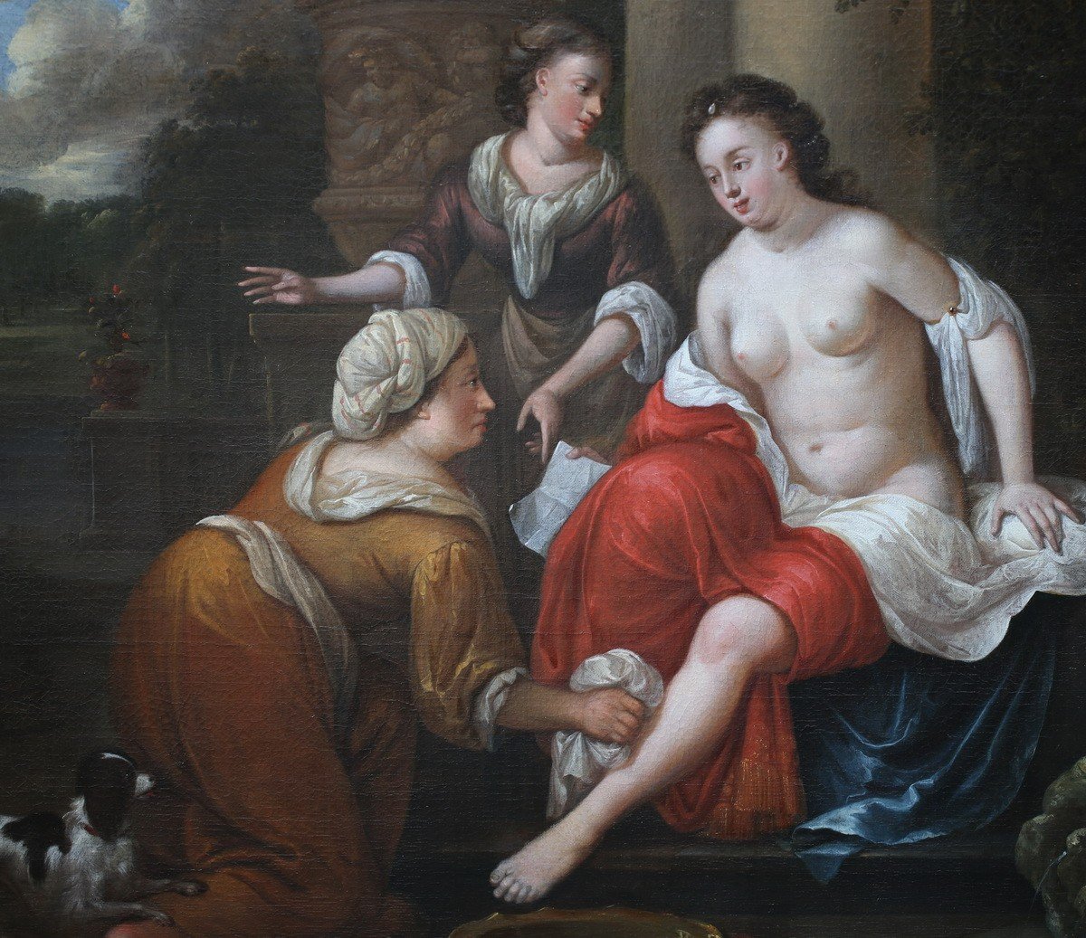 Hendrik Carre 1656-1721, Bathsheba At The Bath 1698-photo-4