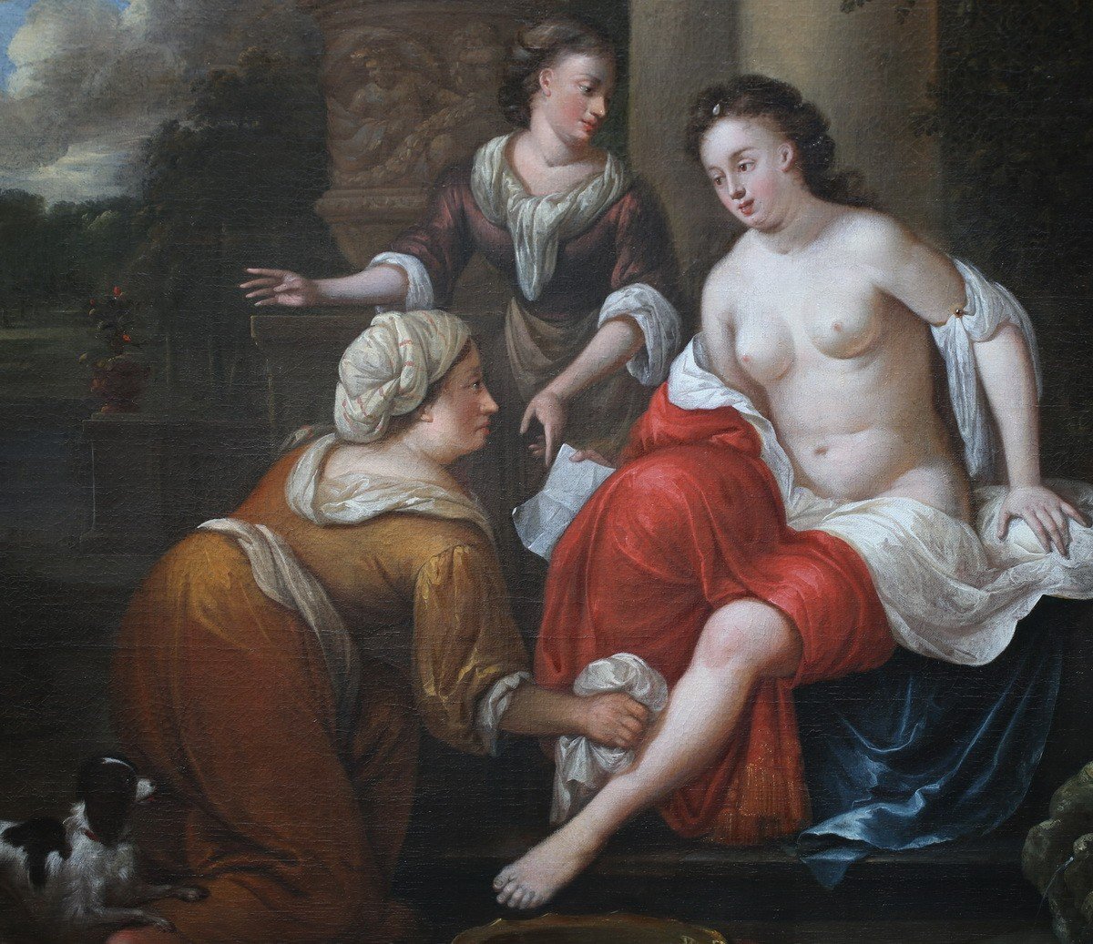 Hendrik Carre 1656-1721, Bethsabée Au Bain 1698-photo-4