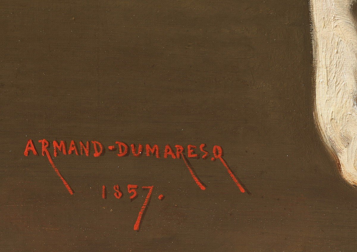 Edouard Armand-dumaresq 1826-1895, Pair Of  Paintings "flambeau And Mutineau" And "luron"-photo-3
