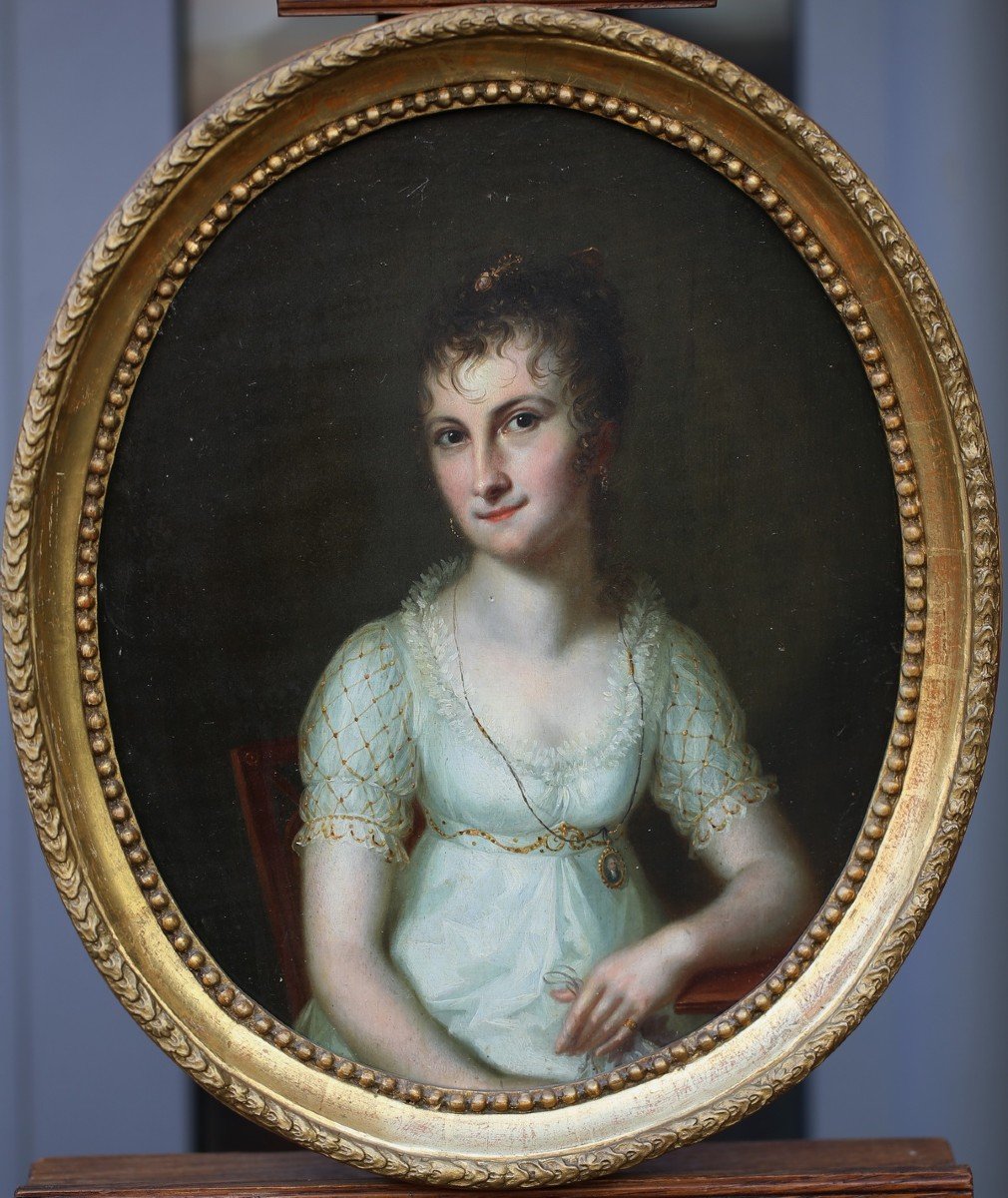 Jeanette Marguerite Geiger (1783-1809) German School, Pair Of Portraits.-photo-3